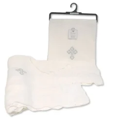 Baby Christening Shawl Extra Large (Can Personalise)