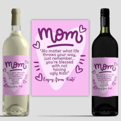 funny wine for mom