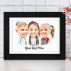 3 Person Portrait Style Caricature