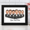 6 Person Portrait Style Caricature