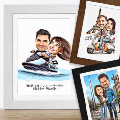 Custom Caricature for 2 People