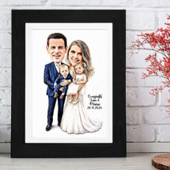 Custom Caricature for 4 People