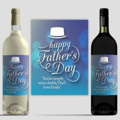 Happy Father's Day Personalised Wine