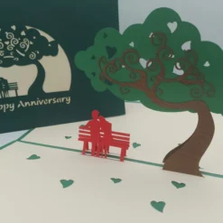 Anniversary in the Park -  Irish Made Pop Up Card