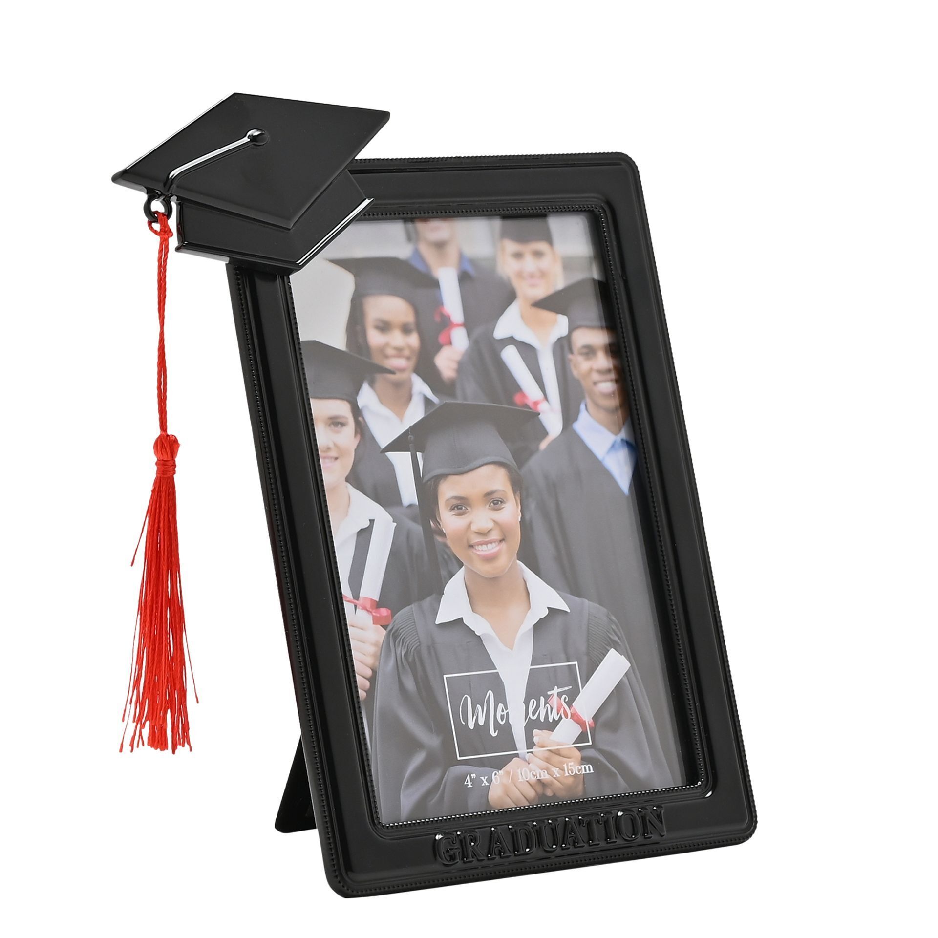 Black Graduation Photo Frame with Cap