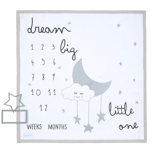 Baby Milestones 3 Piece Luxury Blanket Set - 80 x 80cm - Image 2