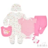 Baby Girls 6 pcs Gift Set in Mesh Bag