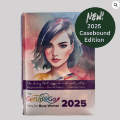 Casebound Copy - The Get Up & Go Diary for Busy Women 2025