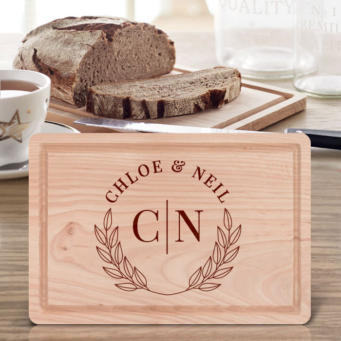 Couple’s Initials Chopping Board