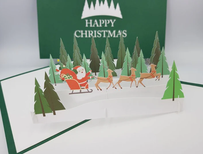 Christmas Forest – Irish Made Pop Up Cards