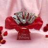 Floral Valentines Day Kinder Chocolate Bouquet