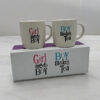 Girl Meets Boy, Boy Makes Tea Set of Two Mugs in Gift Box