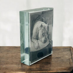 Personalised 3D Crystal Block – with Gift Box