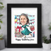 Glamorous Birthday Caricature