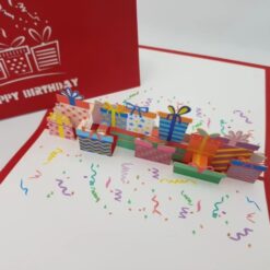 Birthday Presents - Irish Made Pop Up Cards