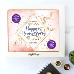 Anniversary Chocolates - Personalised with Photo Upload