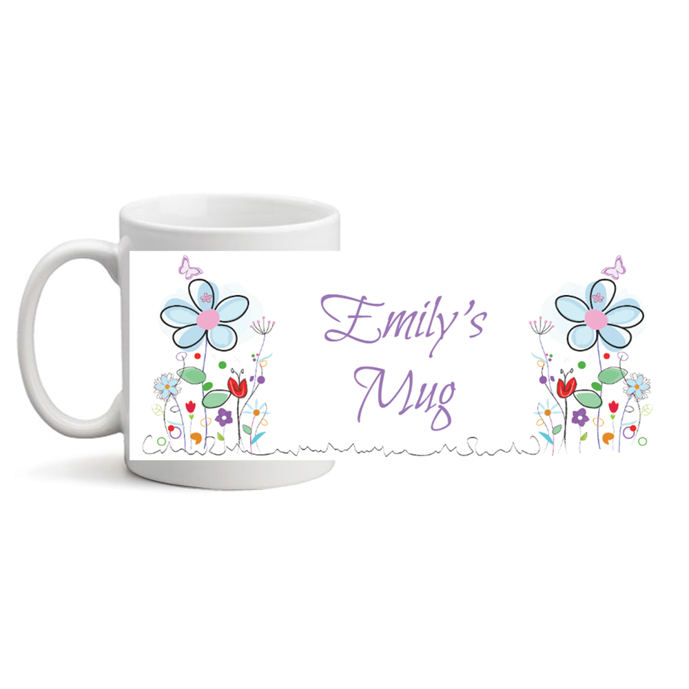 Flower Design Mug