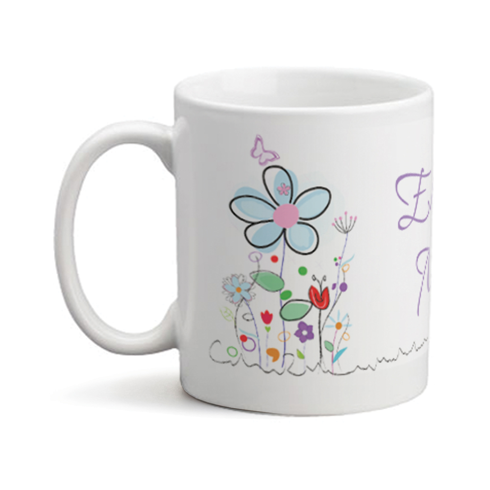 Flower Design Mug2