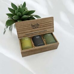 Trio Wood Candle Set - Buttercup Lemongrass Peppermint