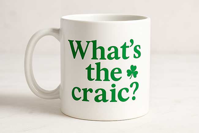 What's the craic Personalised Mug
