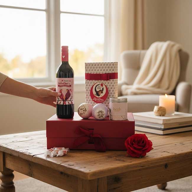 Love You Always Valentine’s Hamper with Irish Candle