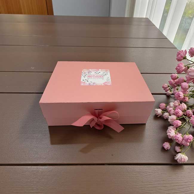 Mother's Day Luxury Pink Hamper Kit With Bow