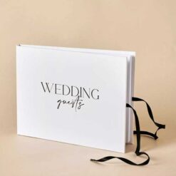 Amore Textured Wedding Guest Book