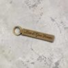 Personalised Leather Name Keyring