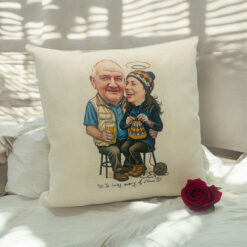 Cushion – Custom Caricature For 2 People