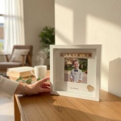 Personalised First Holy Communion Scrabble Box Frame