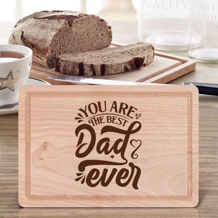 Chopping Board Best Dad Ever Personalised