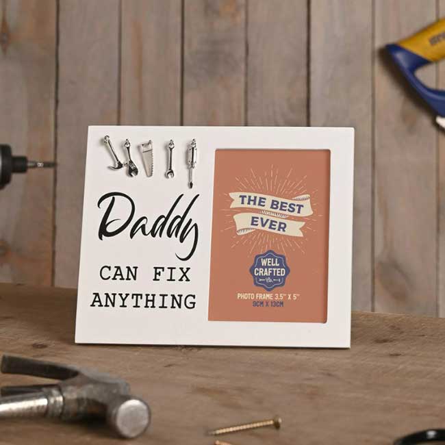Daddy Can Fix Anything Photo Frame