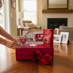 Ruby Wedding Anniversary Gift Box