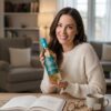 Thank You for Helping Me Navigate School - Green Label Personalised Wine Bottle