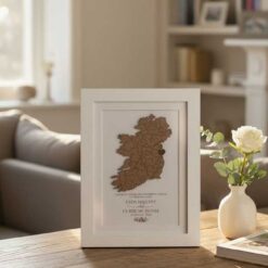 Personalised 3D Wooden Map Frame