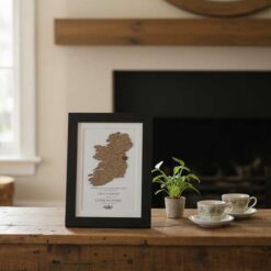 Personalised 3D Wooden Map Frame2