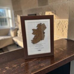 Personalised 3D Wooden Map Frame3