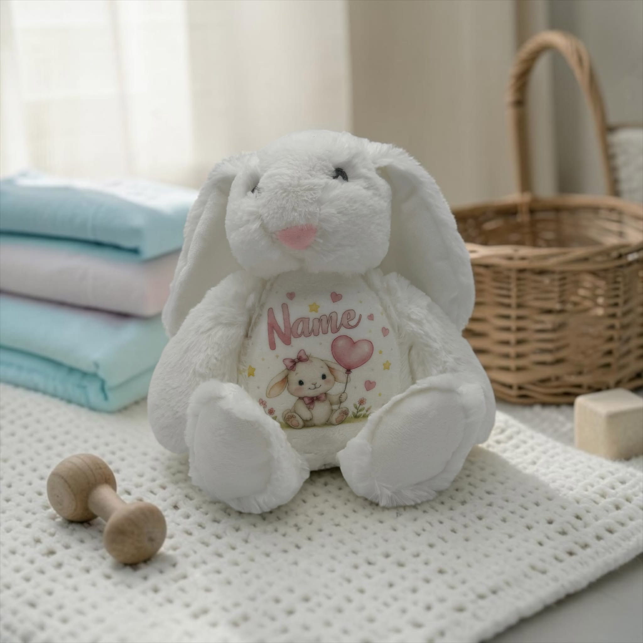 Personalised Baby Bunny Teddy