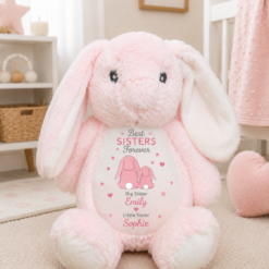 Personalised Best Sisters Forever Keepsake Bunny