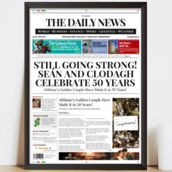 Personalised Anniversary Newspaper Spoof