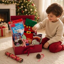 Personalised Christmas Elf Stocking Treat Box