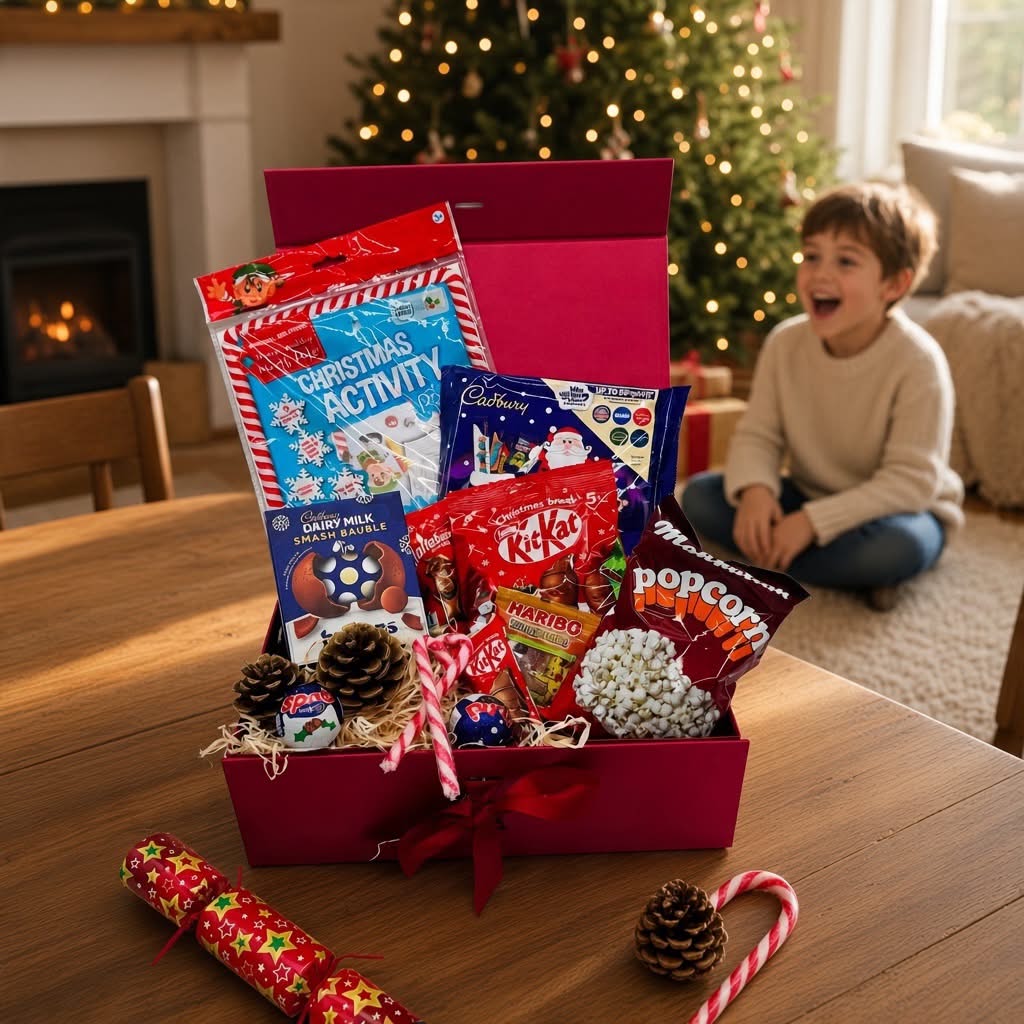 Ultimate Christmas Eve Treats & Activity Gift Box – Personalised