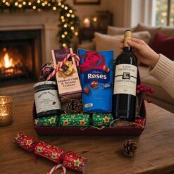 Luxury Christmas Wine & Irish Treats Hamper