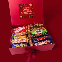 Personalised Christmas Chocolate Bar Gift Box